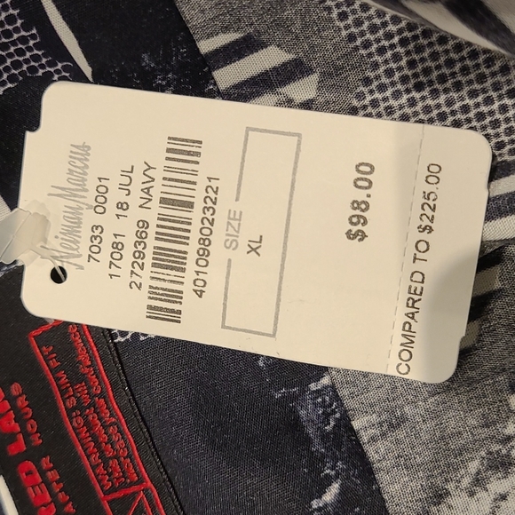 Neiman Marcus Jared Lang men's dress shirt XL New - Picture 10 of 14